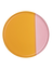 dinner plate, passion fruit smoothie