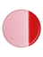 dinner plate, strawberry smoothie