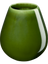 vase, verde